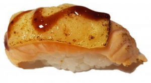 Nigiri Geflambeerde Zalm met Kaas