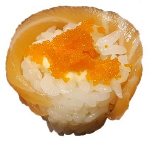 Ronde Gunkan Zalm Viseitjes
